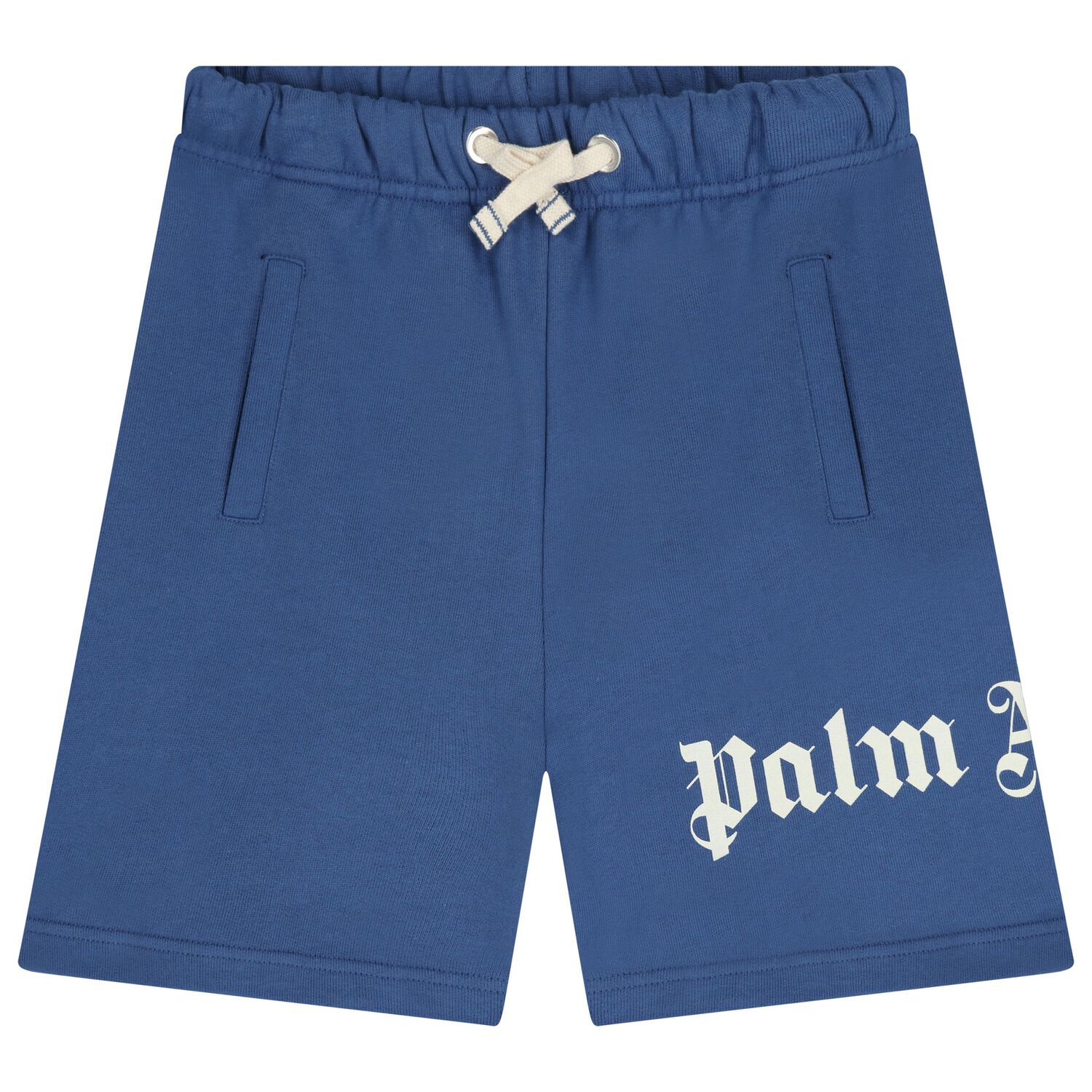 Boys Blue Logo Shorts, 1, hi-res