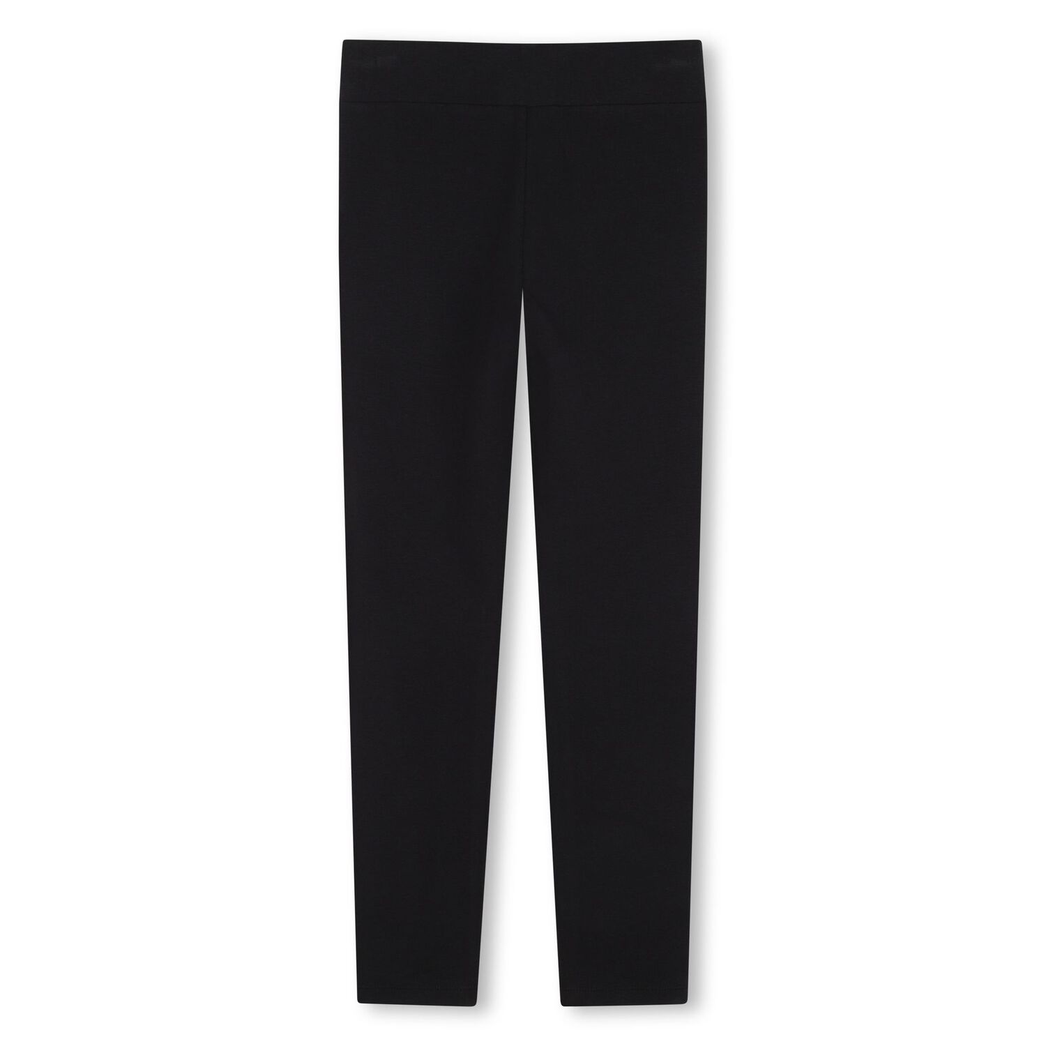 Girls Black Logo Leggings, 1, hi-res