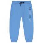 Younger Boys Blue 3 Piece Tracksuit Set, 2, hi-res