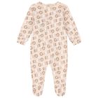 Baby Girls Pink Logo Babygrow, 1, hi-res