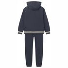 Boys Navy Blue Tracksuit, 1, hi-res