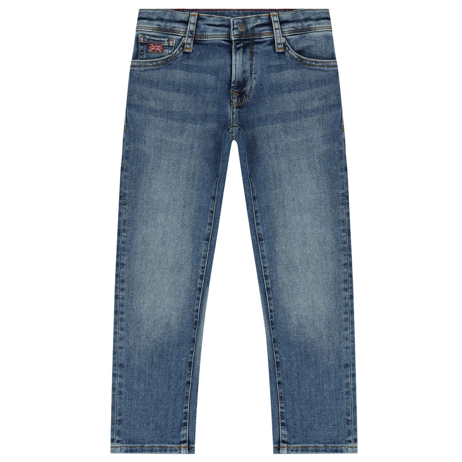 Boys Blue Denim Jeans, 1, hi-res