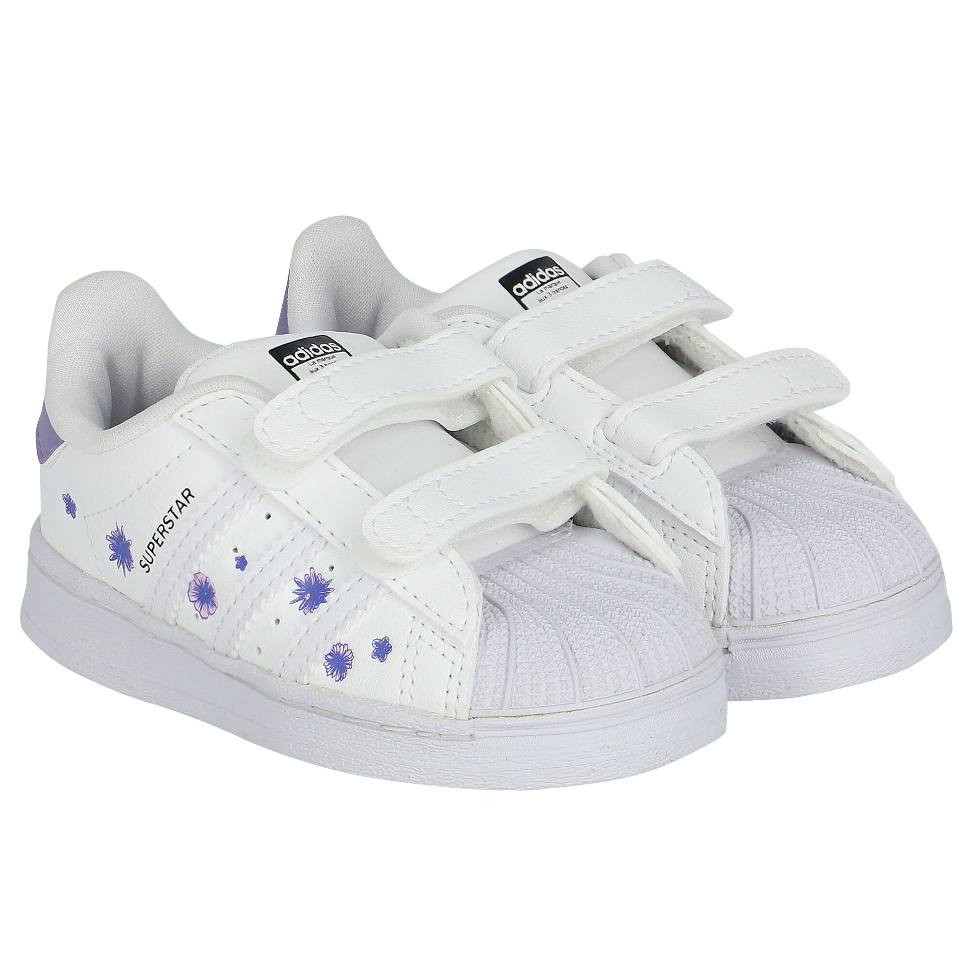 Baby boy outlet white adidas trainers