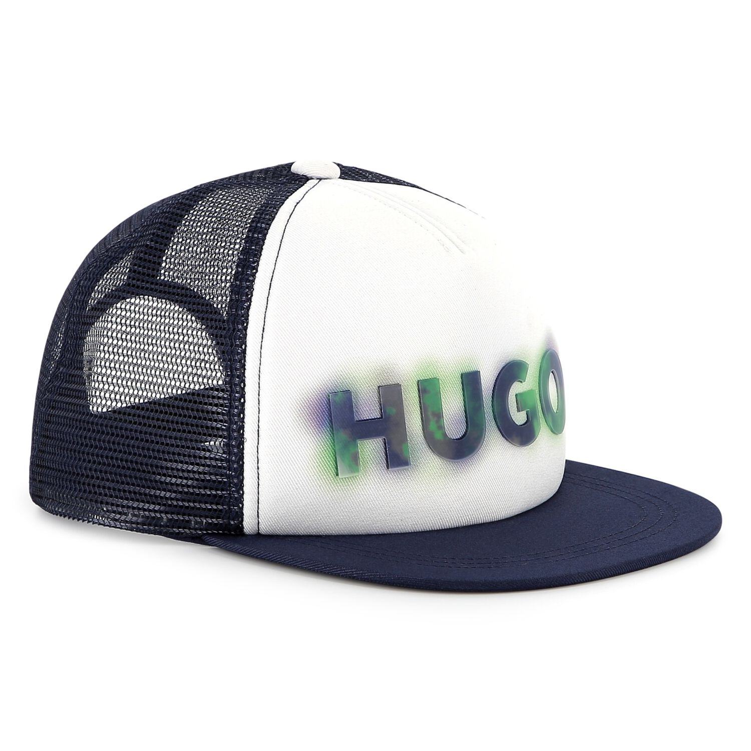 Boys Navy & White Logo Cap, 1, hi-res image number null