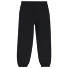 Black Teddy Bear Logo Joggers, 2, hi-res