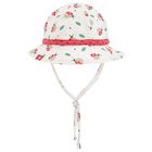 Baby Girls Ivory Hat , 1, hi-res