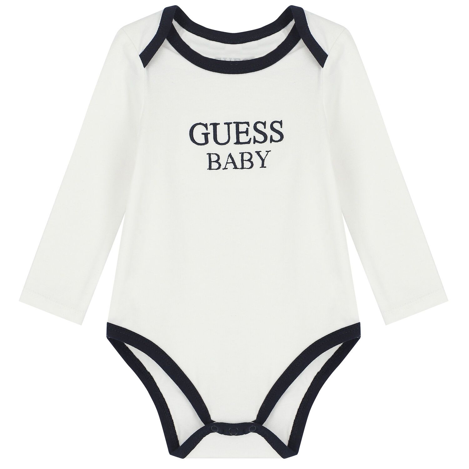 Baby Boys Navy Blue & White Logo Tracksuit Set, 3, hi-res