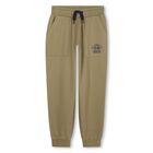 Boys Green Logo Joggers, 1, hi-res