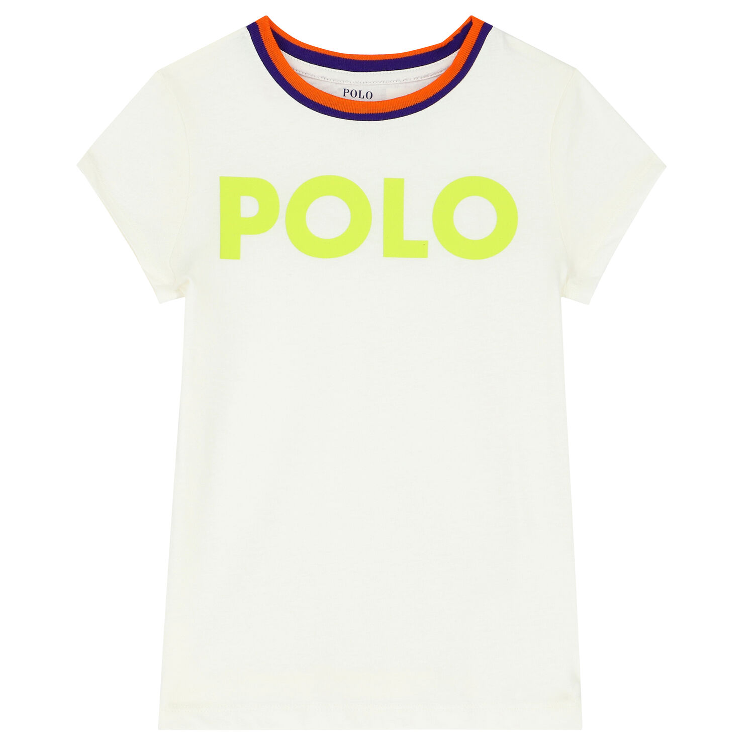 Girls Ivory Logo T-Shirt, 1, hi-res image number null