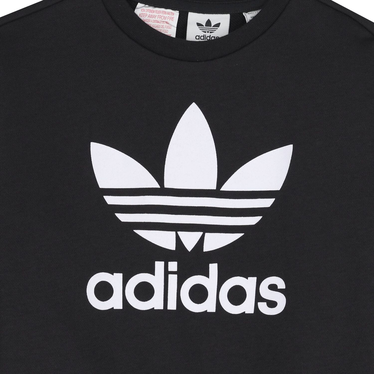 Younger Girls Black Trefoil Logo Leggings Set, 1, hi-res