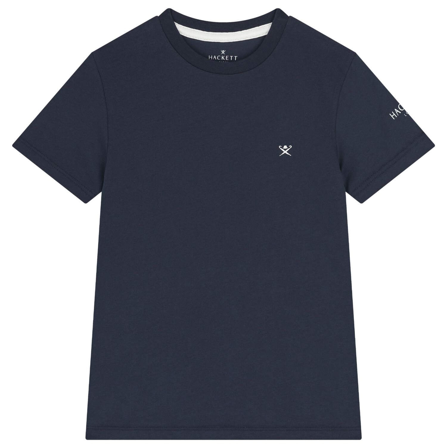 Boys Navy Blue Logo T-Shirt, 1, hi-res