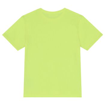 Boys Neon Yellow Logo T-Shirt