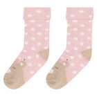 Baby Girls Pink & White Socks (4 Pack), 2, hi-res