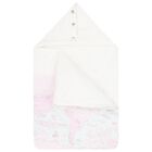 Baby Girls Ivory & Pink Geo Map Baby Nest, 2, hi-res