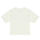 Girls Ivory Logo T-Shirt, 1, hi-res