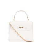 Girls White Leather Handbag, 1, hi-res
