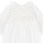Baby Girls White Babygrow, 1, hi-res