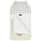 Beige & White Teddy Bear Logo Baby Nest, 1, hi-res