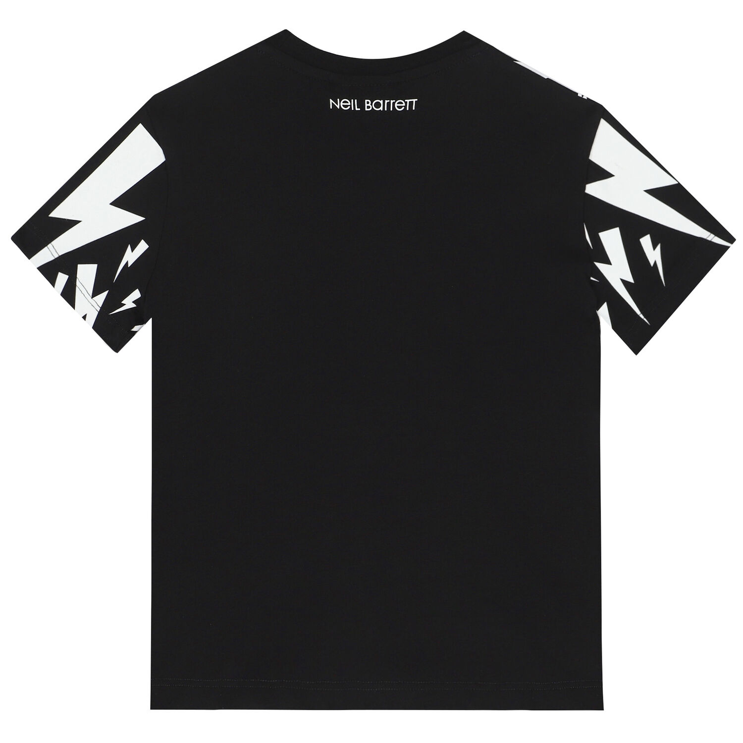 Boys Black Thunderbolt T-Shirt, 1, hi-res