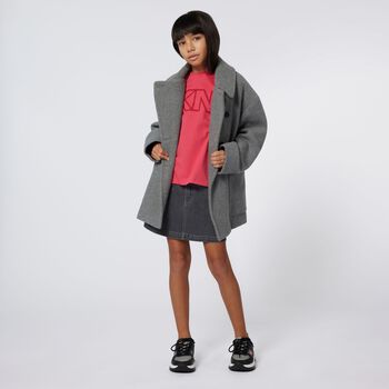 Girls Pink Logo T-Shirt