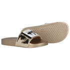 Girls Gold Logo Sliders, 1, hi-res