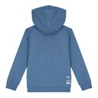 Boys Blue Trolls Logo Hooded Top, 1, hi-res