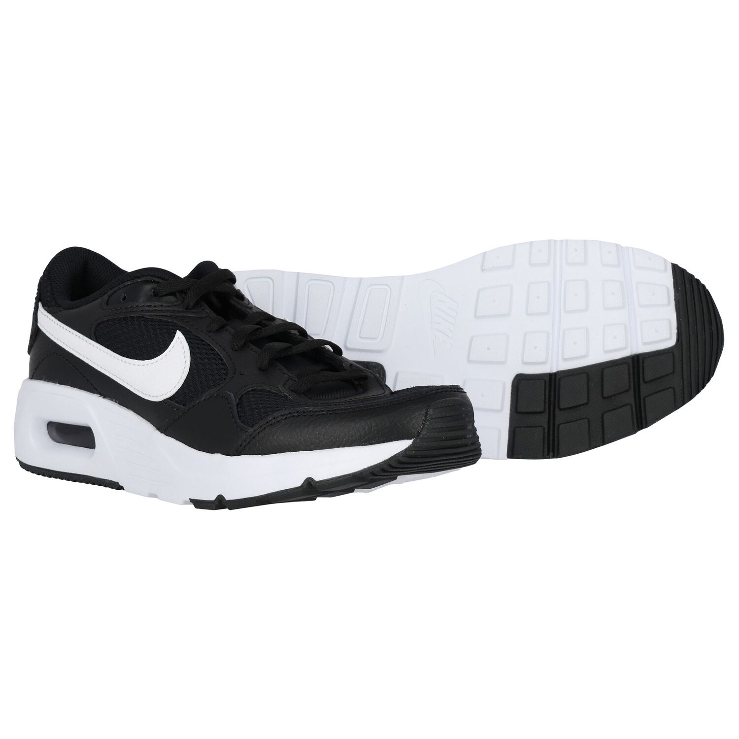 Black Nike Air Max Trainers, 1, hi-res image number null