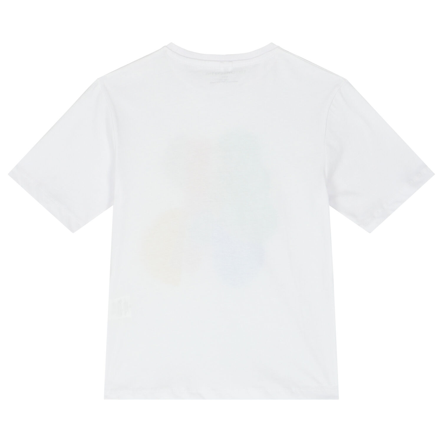 Girls White Logo T-Shirt, 1, hi-res