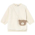 Younger Girls Ivory Dress Set, 1, hi-res