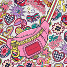 Younger Girls White Logo Dress, 1, hi-res