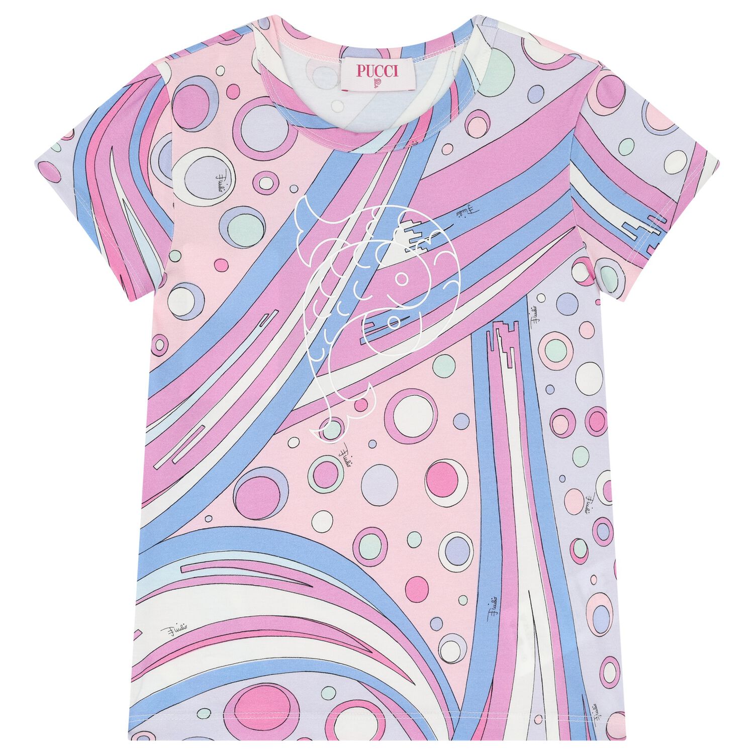 Girls Pink Fontane T-Shirt, 1, hi-res