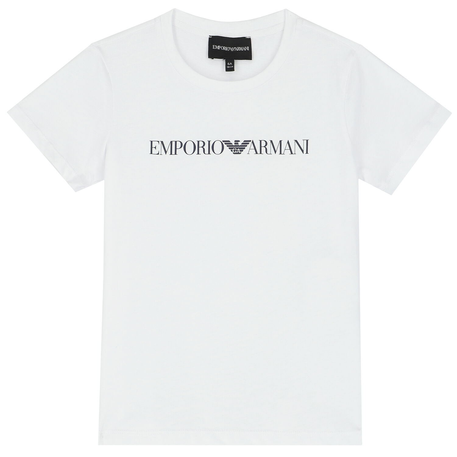 Boys White Logo T-Shirt, 2, hi-res