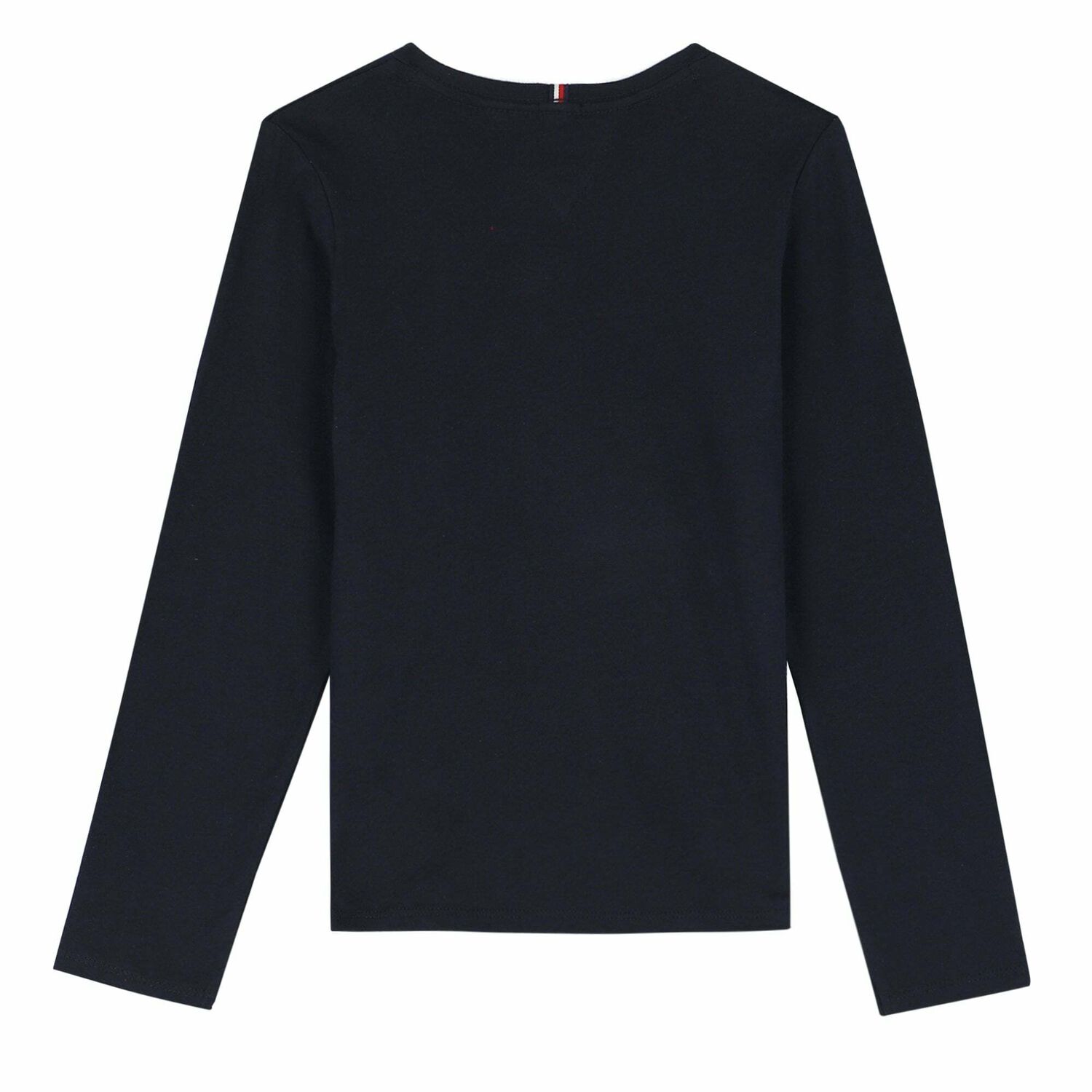 Girls Navy Blue Logo Top, 1, hi-res