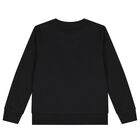 Boys Black Logo Sweatshirt, 2, hi-res