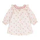 Baby Girls Pink Floral Dress, 1, hi-res