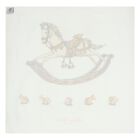 Ivory Rocking Horse Baby Carré Swaddle & Bib Set, 1, hi-res