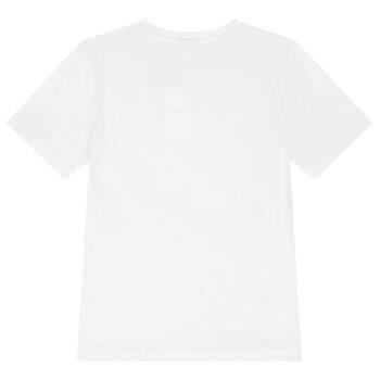 Boys White Logo T-Shirt