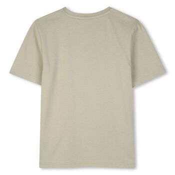 Boys Beige Logo T-Shirt