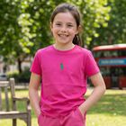 Girls Pink Logo T-Shirt, 1, hi-res