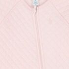 Baby Girls Pink Logo Babygrow, 1, hi-res