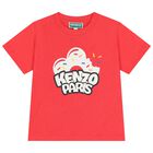 Boys Red Donut Logo T-Shirt, 1, hi-res