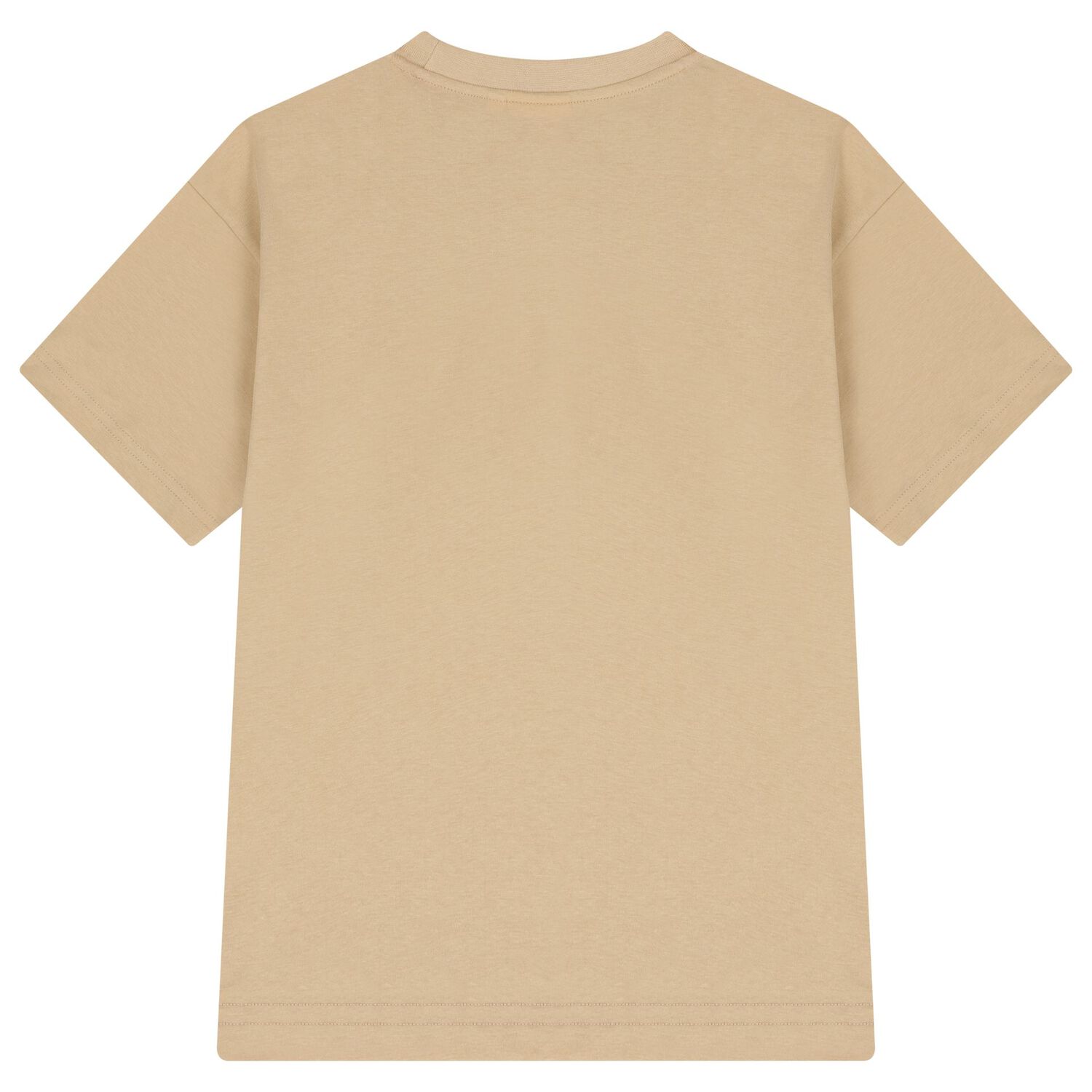 Boys Beige Logo T-Shirt, 3, hi-res