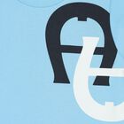 Younger Boys Blue Logo T-Shirt, 2, hi-res