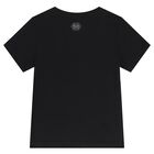 Boys Black Logo T-Shirt, 2, hi-res