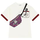 Boys Ivory Logo Bag T-Shirt, 1, hi-res