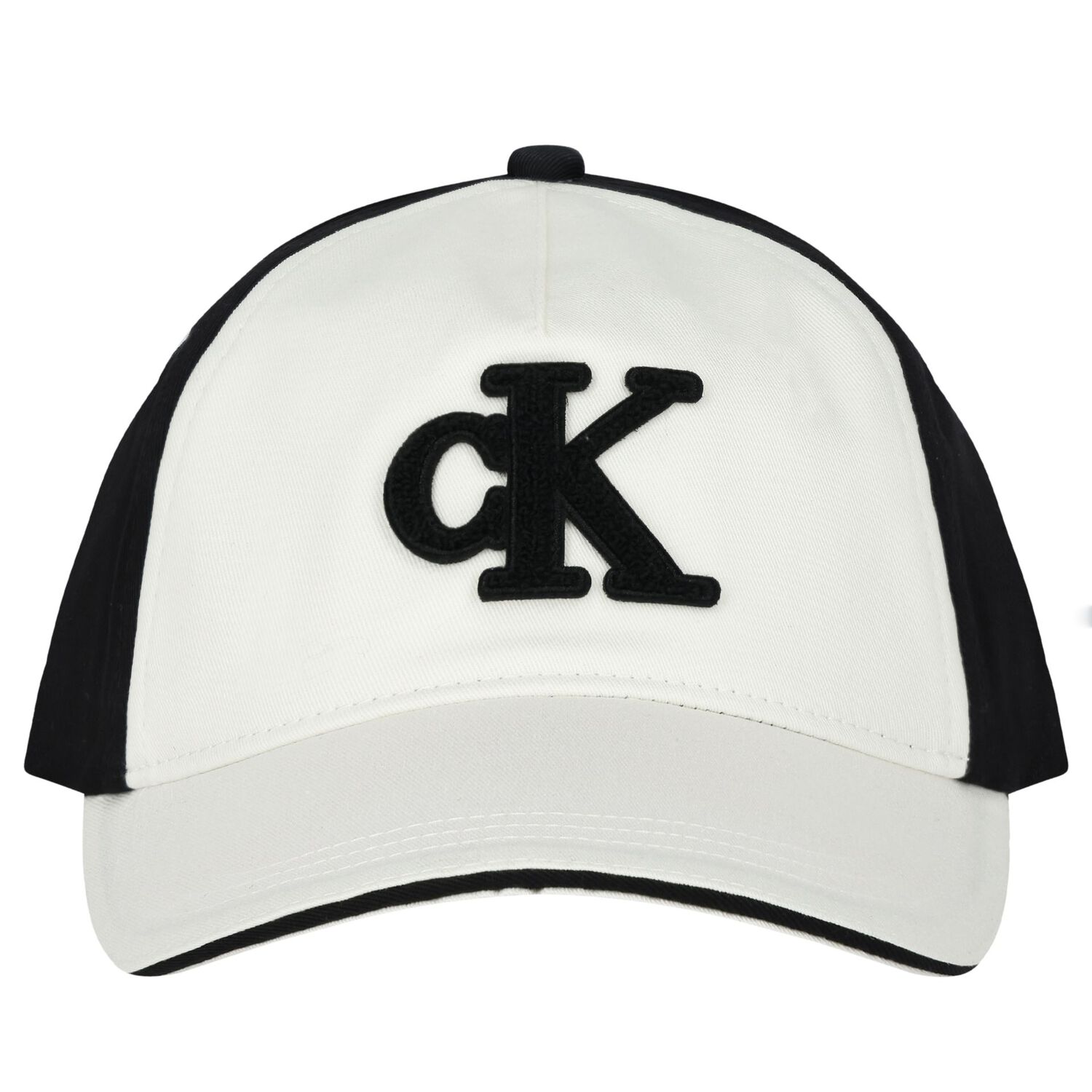 White & Black Logo Cap, 1, hi-res