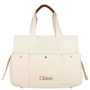 Ivory Logo Baby Changing Bag