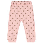 Baby Girls Pink & Ivory 3 Piece Tracksuit, 1, hi-res