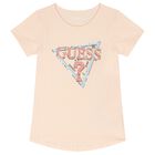 Girls Pink Logo T-Shirt, 3, hi-res