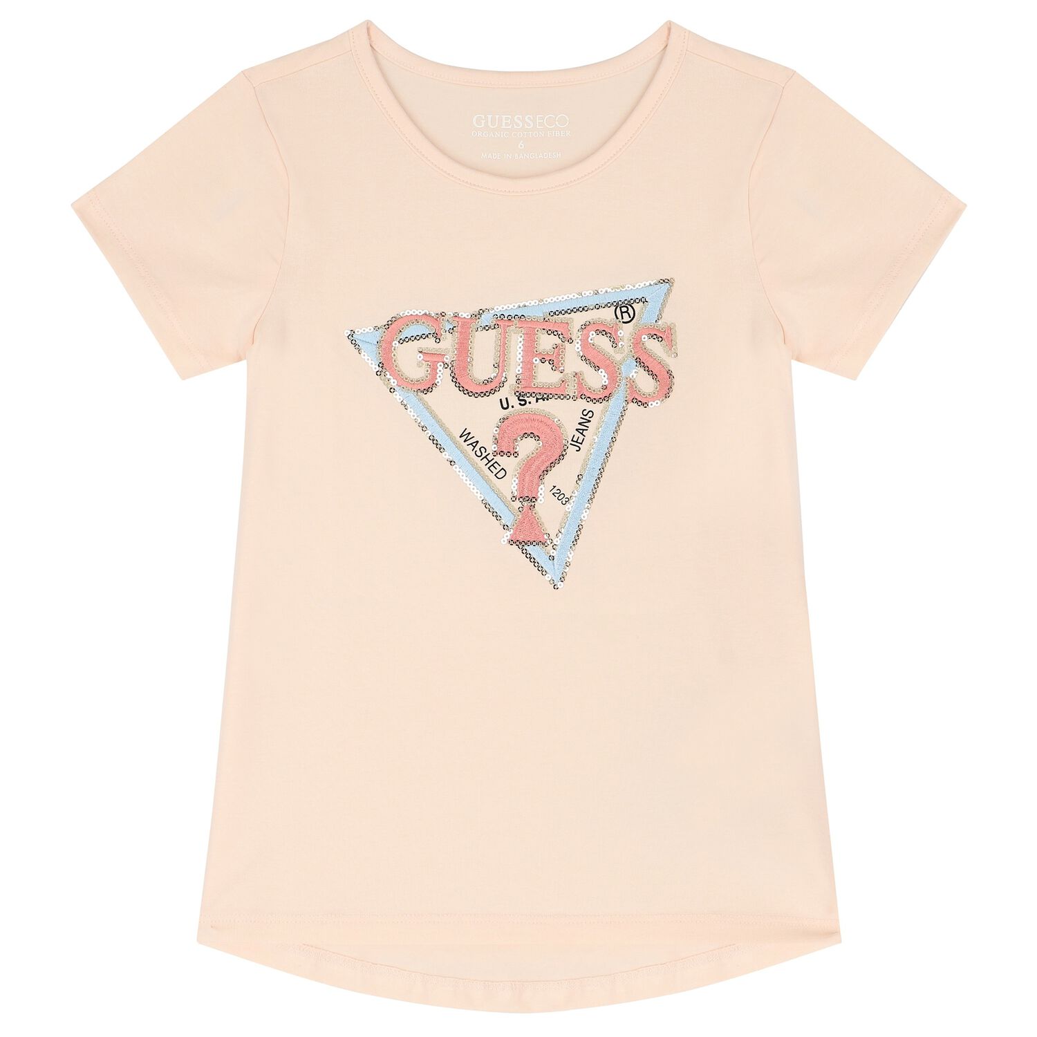 Girls Pink Logo T-Shirt, 3, hi-res image number null